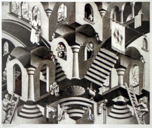 Concave & Convex by Escher