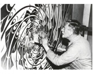 MC-Escher-drawing-Sphere-Surface-with-Fish