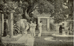 greece ancient garden